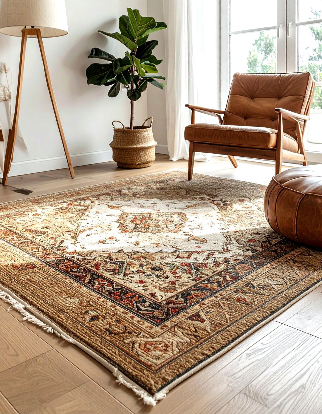 Jute Rug Layering - 30 decor makeover ideas