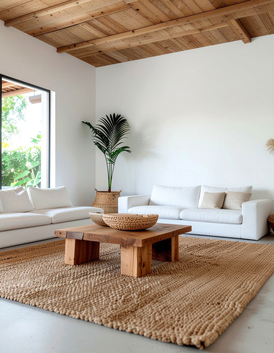 Jute Rug Living Room - 30 safari living room ideas