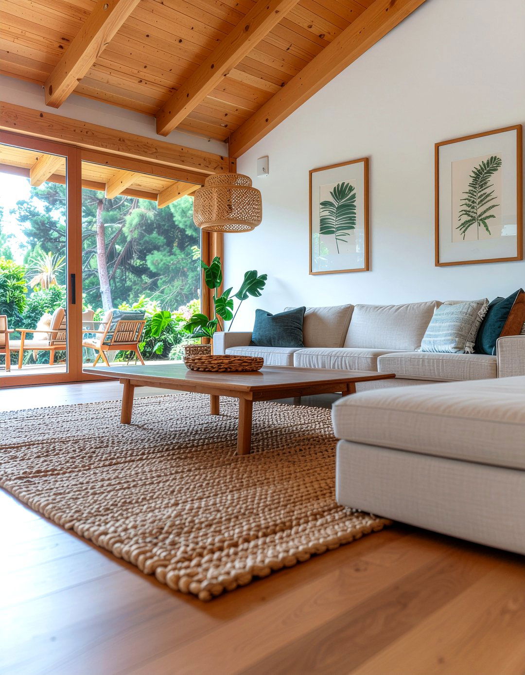 Jute Rugs - 30 cheap living room ideas