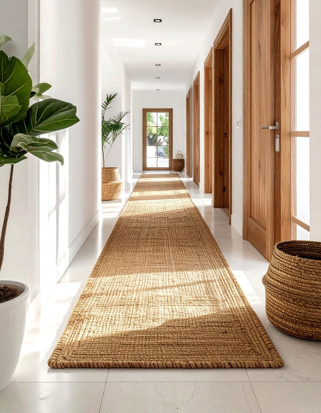 Jute Runner Rug - 30 decor upgrade ideas