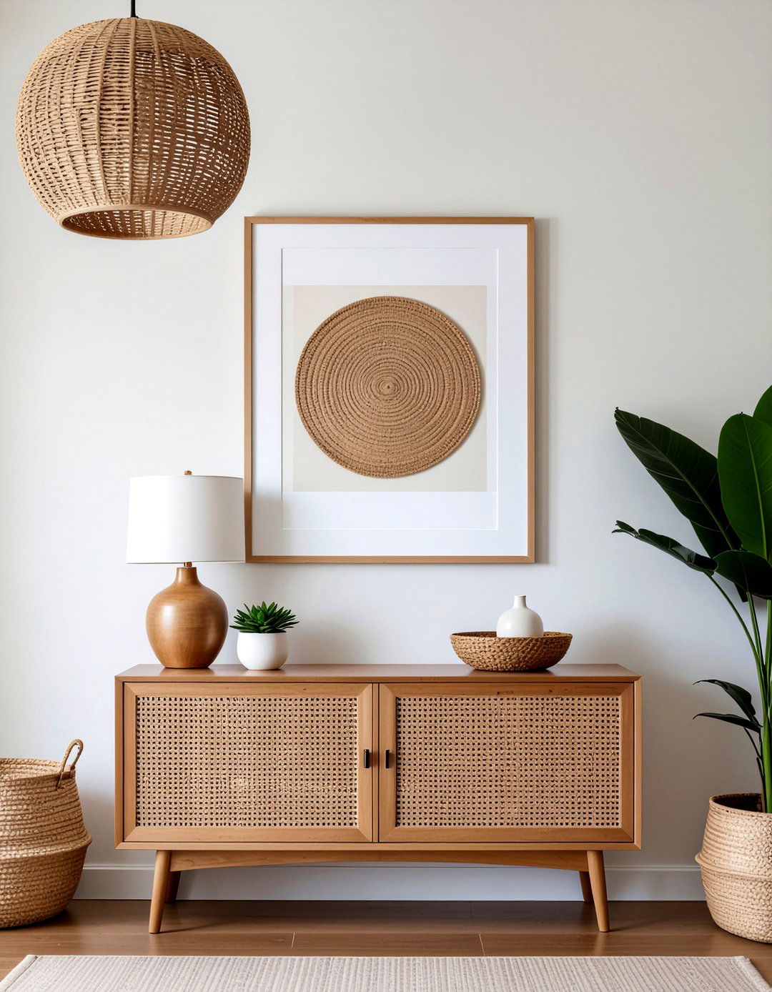 Jute Wall Art - 30 jute living room ideas