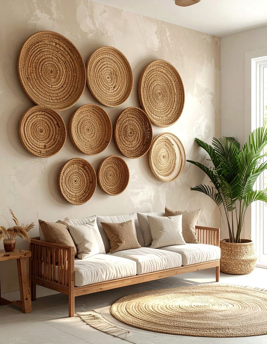 Jute Wall Gallery - 30 textile decor ideas