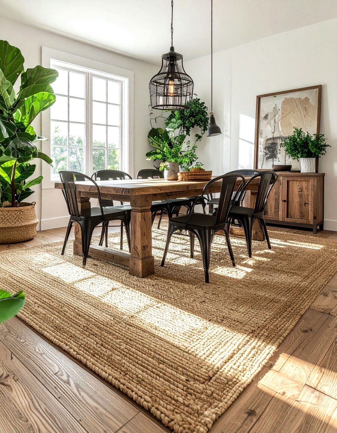 Jute area rug - 30 neutral rug ideas