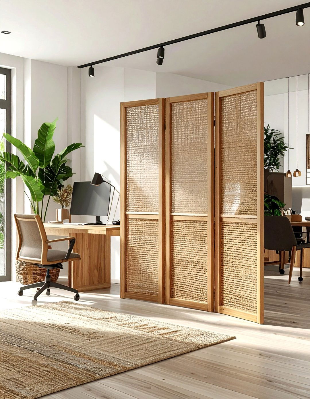 Jute room divider - 30 jute decor ideas