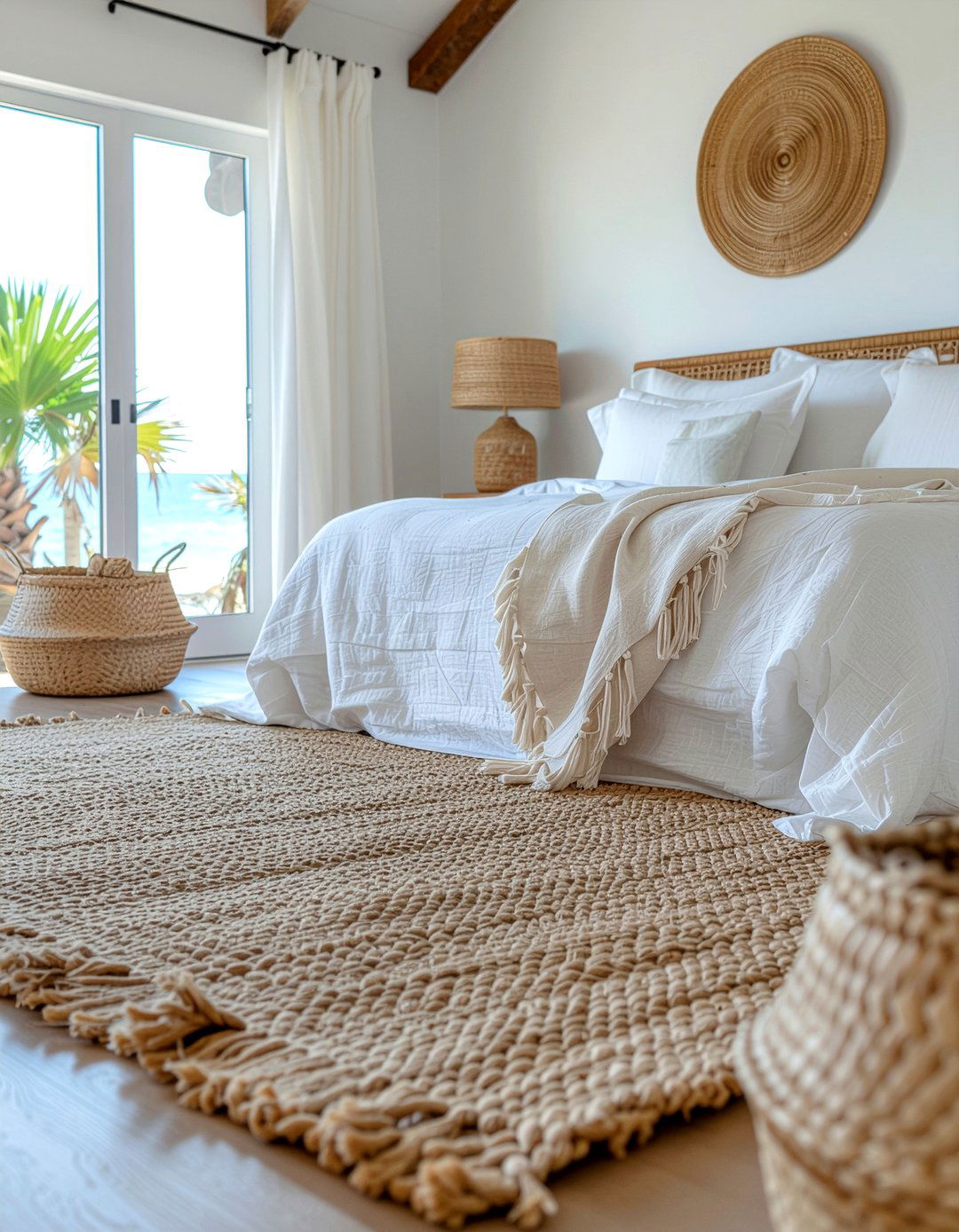 Jute rug - 30 bedroom rugs