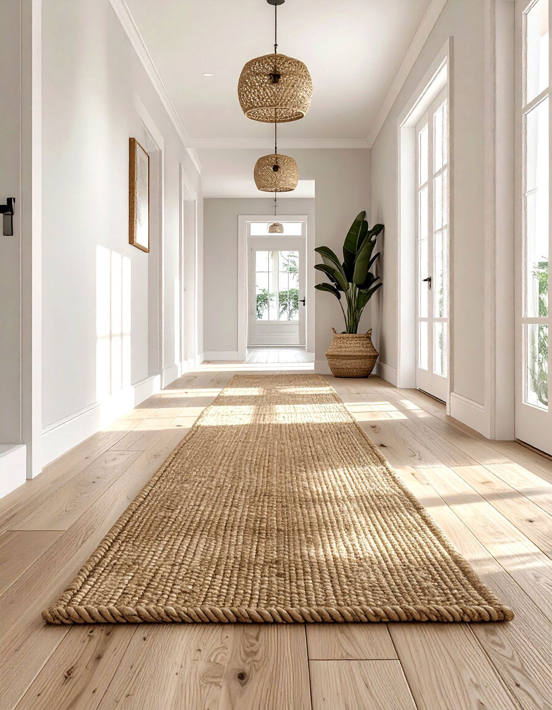 Jute rug runner - 30 new homeowner decor ideas