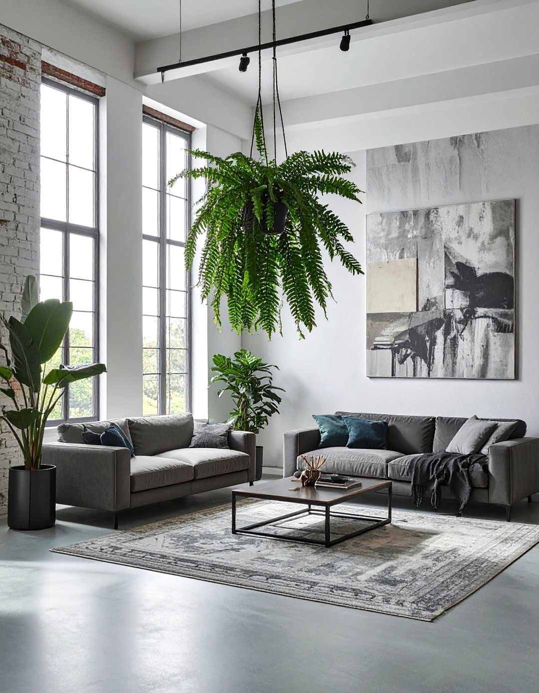 Kangaroo Paw Fern - 30 living room hanging plants