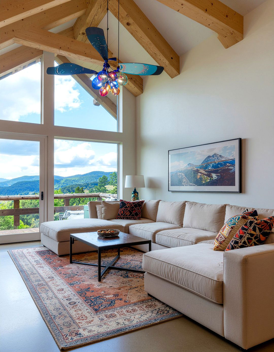 Kendall Jenner eclectic living room - 30 celebrity living room ideas