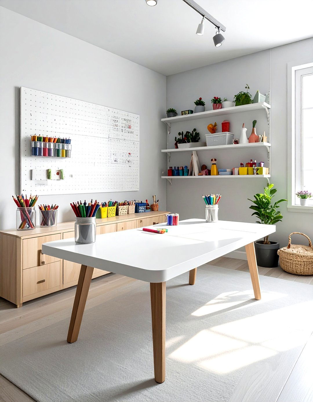 Kids Craft Station - 30 kids room decor ideas