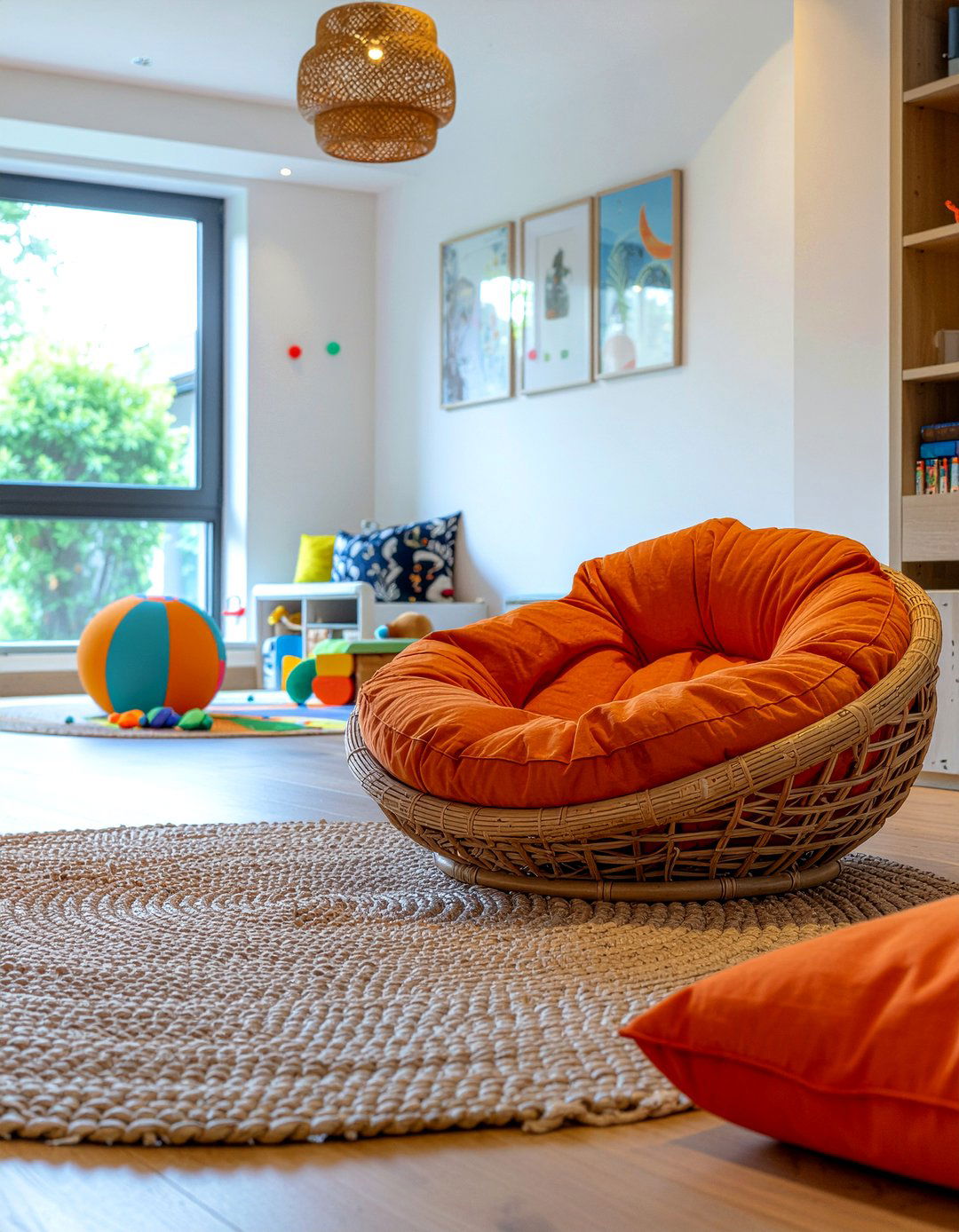 Kids Living Room Papasan - 30 living room papasan chair ideas