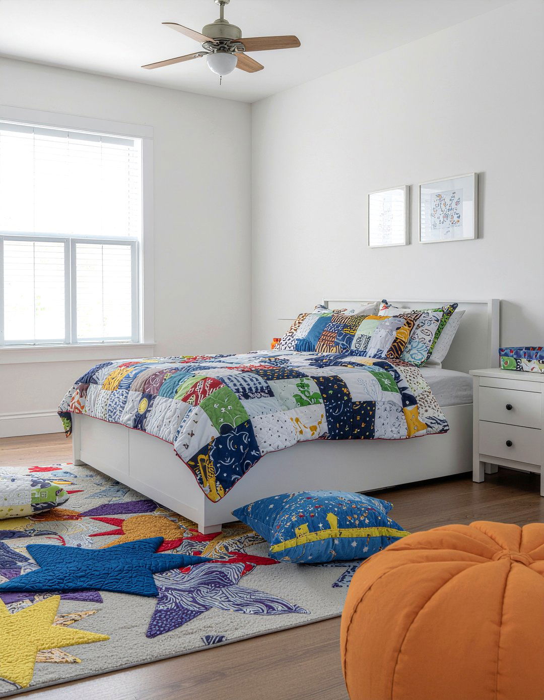 Kids Patchwork Bedroom - 30 patchwork bedroom ideas