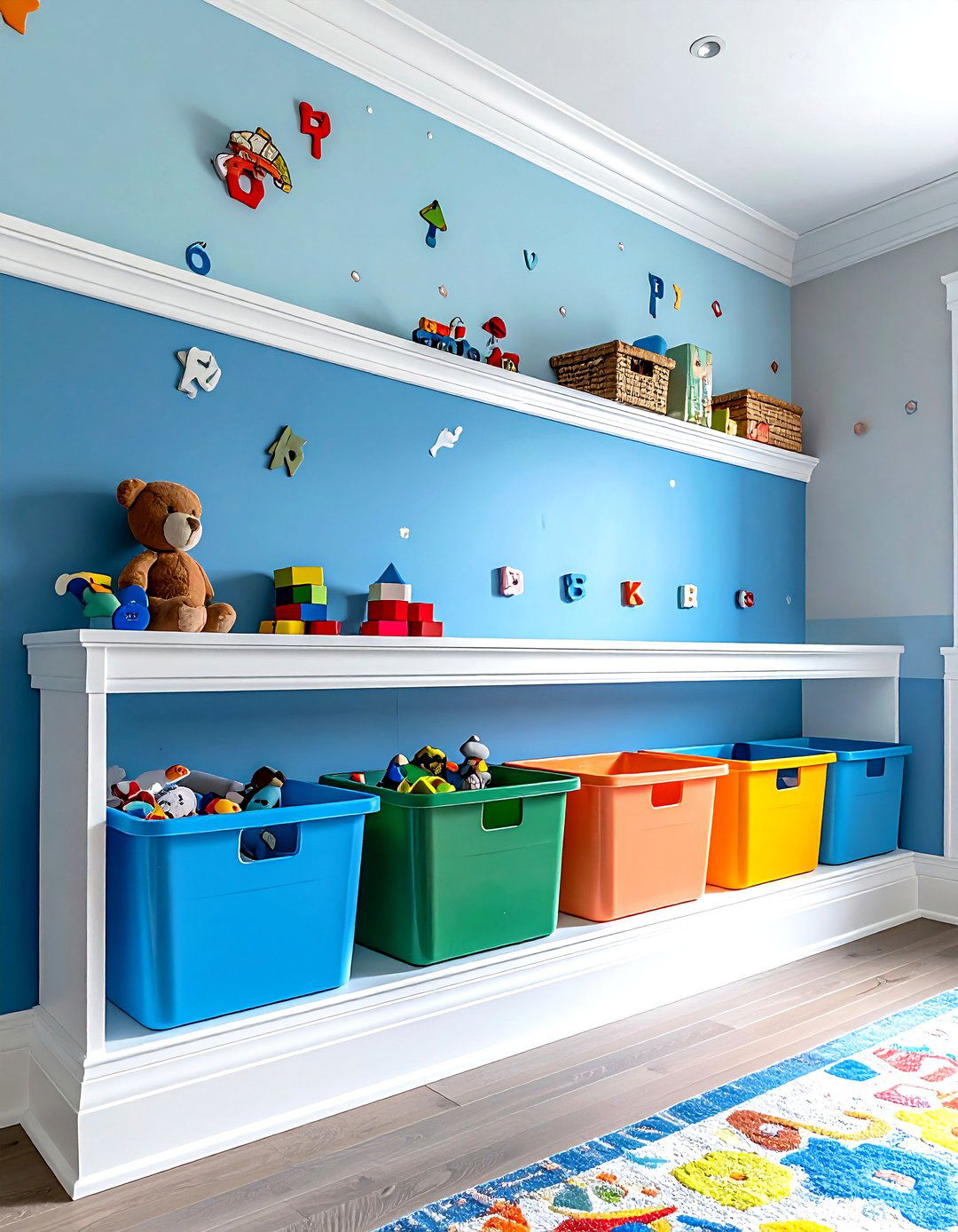 Kids Playroom Chair Rail - 30 chair rail ideas