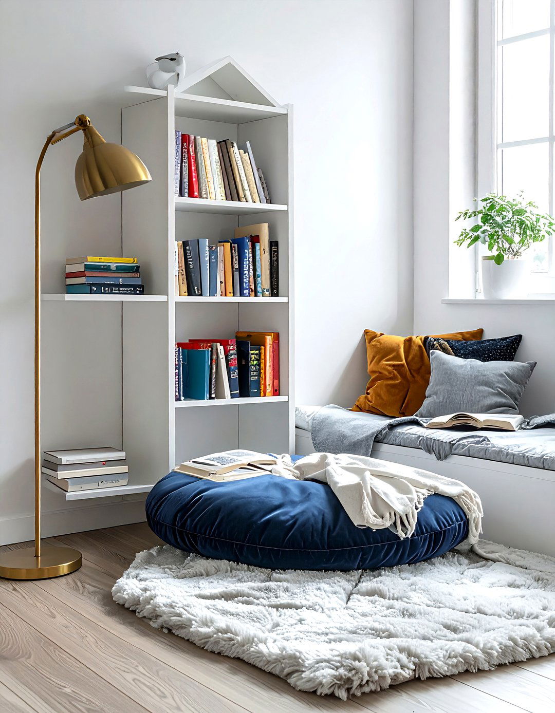 Kids Reading Nook - 30 kids room decor ideas