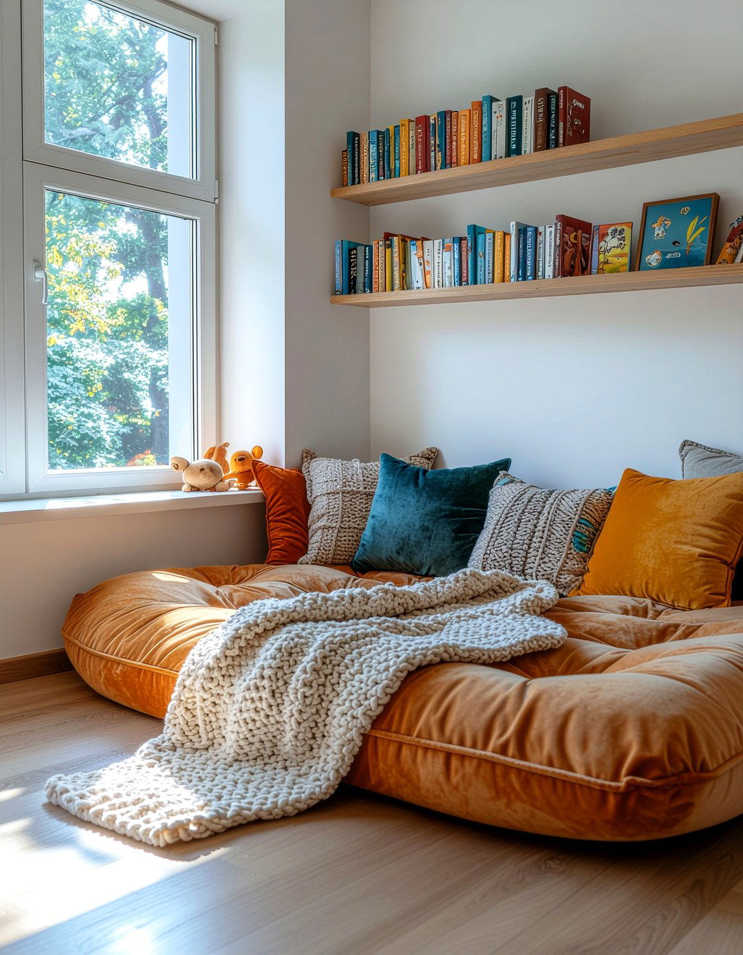 Kids Reading Nook - 30 preschooler bedroom ideas