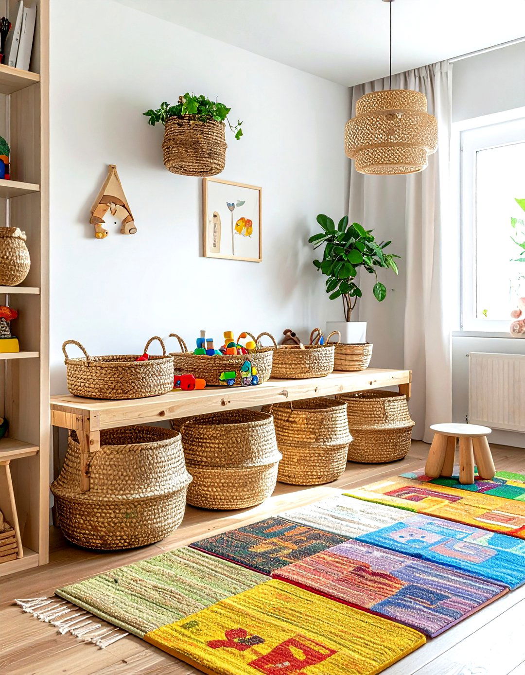 Kids Room Basket - 30 belly basket ideas
