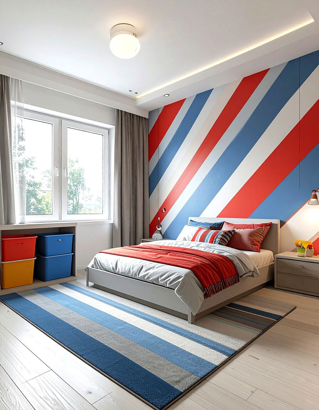 30 Striped Wallpaper Ideas to Add Height and Dimension