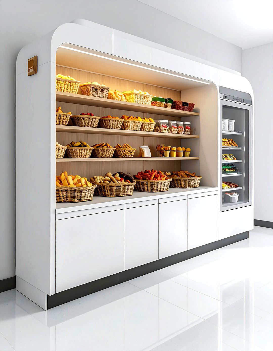 Kids Snack Station - 30 kitchen zone ideas