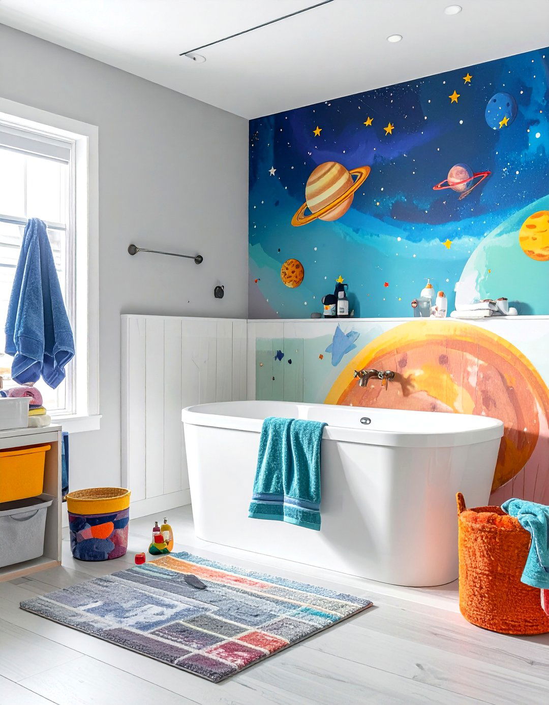 Kids bathroom wallpaper - 30 bathroom wallpaper ideas