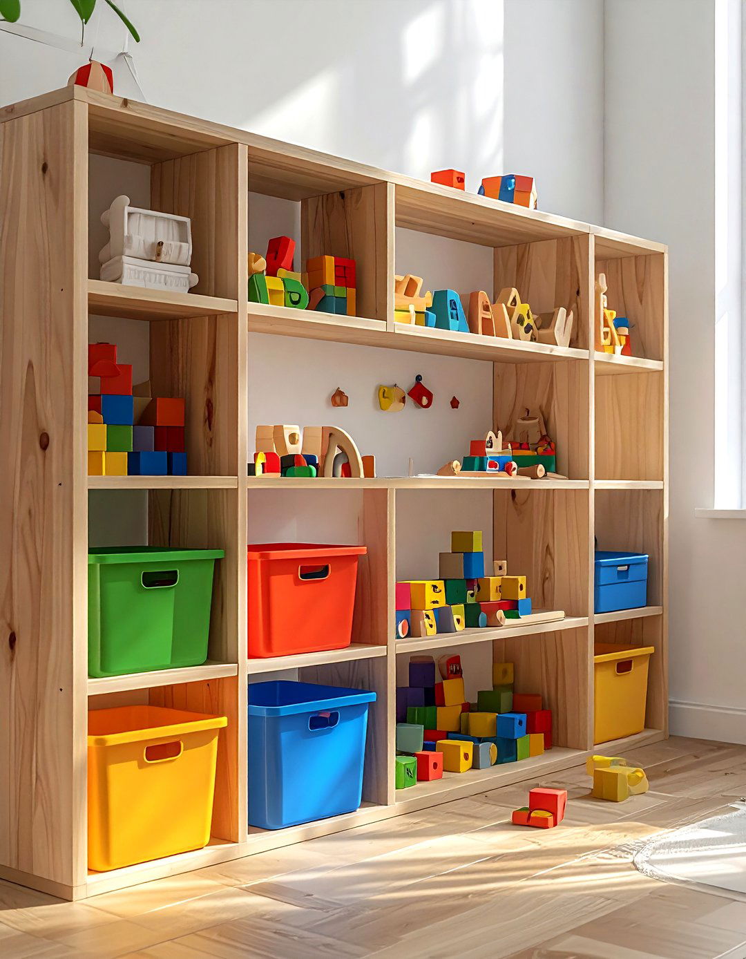 Kids playroom shelf - 30 shelf vignette ideas
