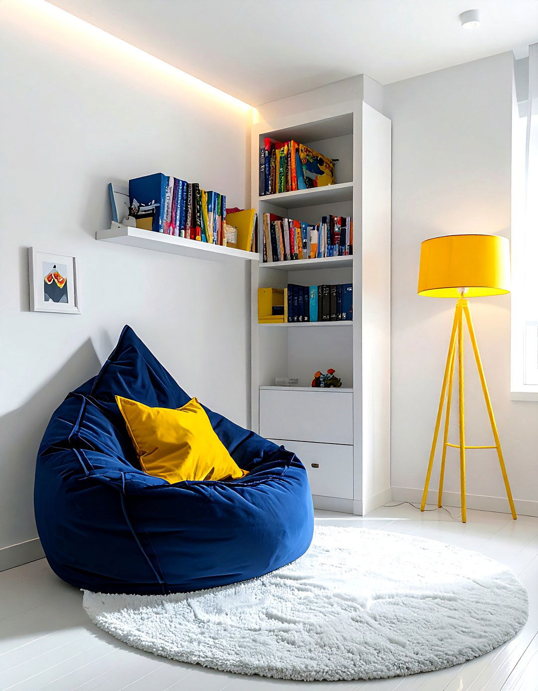 Kids reading nook - 30 children's room decor ideas