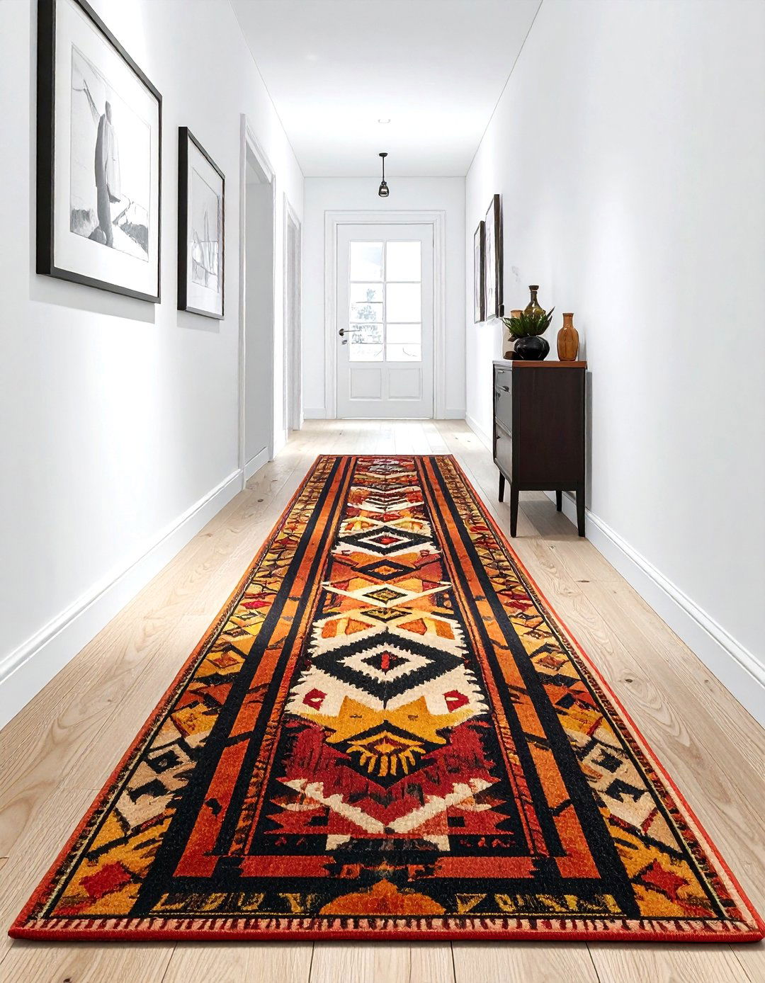 Kilim Pattern Runner - 30 Moroccan pattern decor ideas