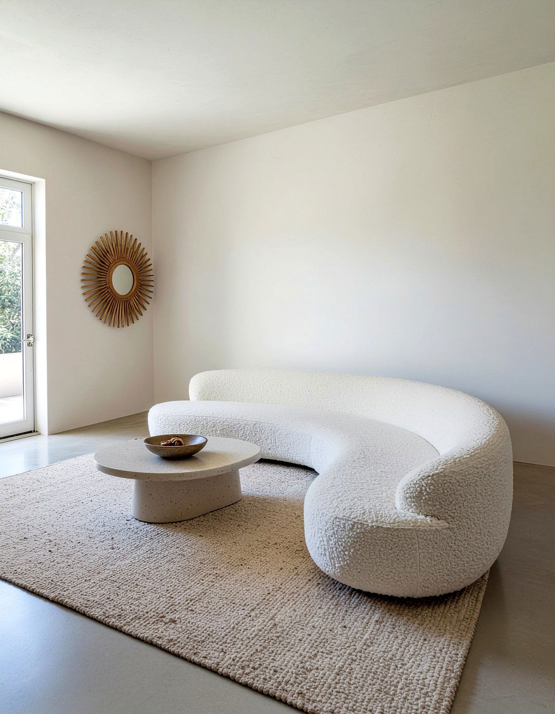 Kim Kardashian minimalist living room - 30 celebrity living room ideas