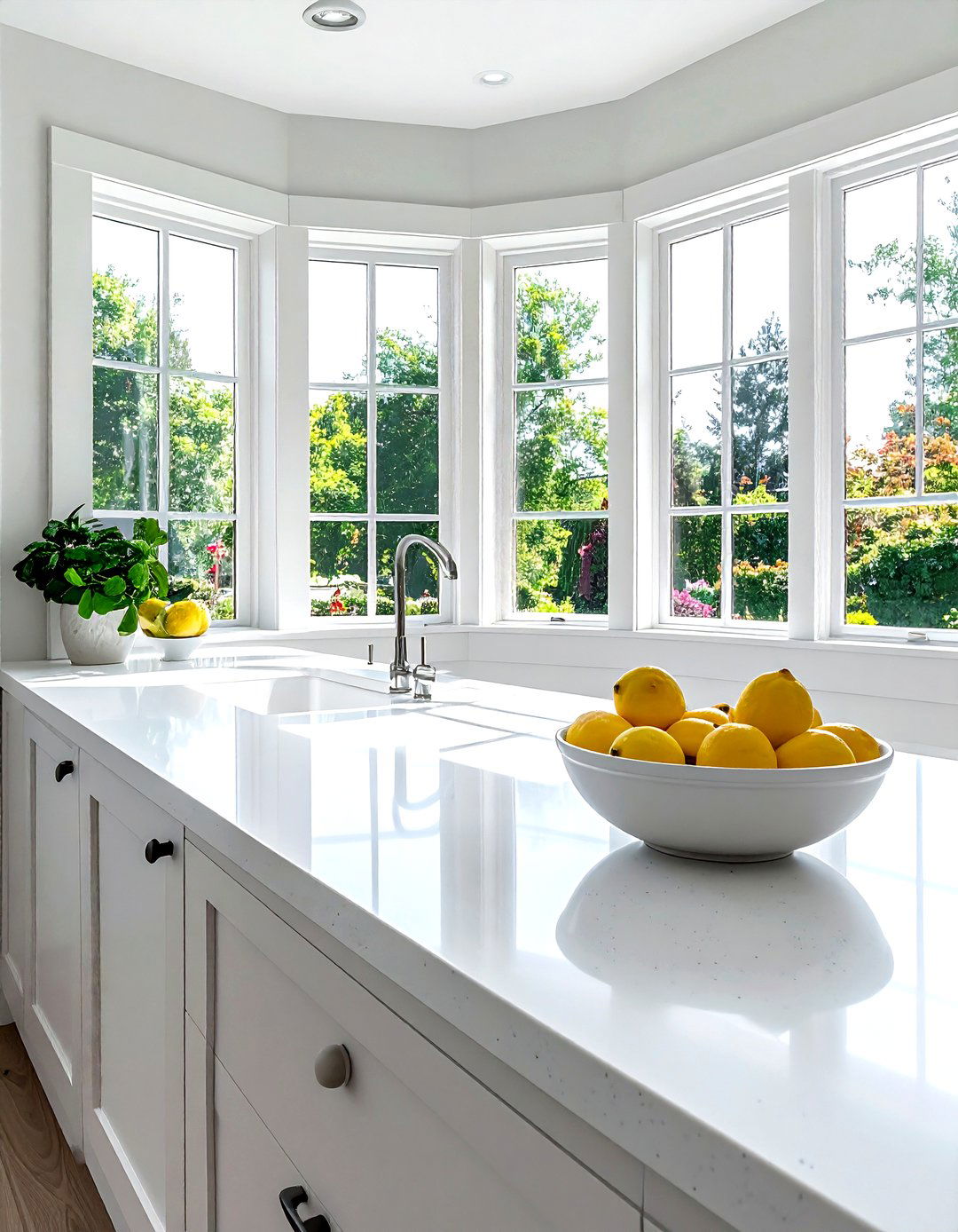 Kitchen Bay Window Countertop - 30 kitchen bay window ideas