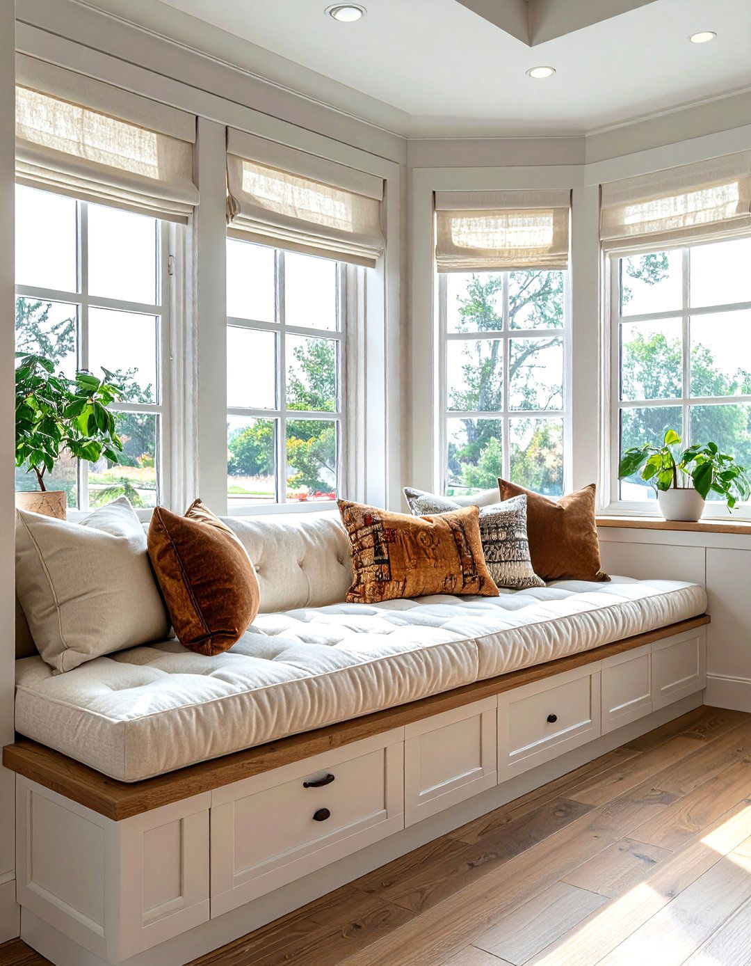 Kitchen Bay Window Cushion - 30 kitchen bay window ideas