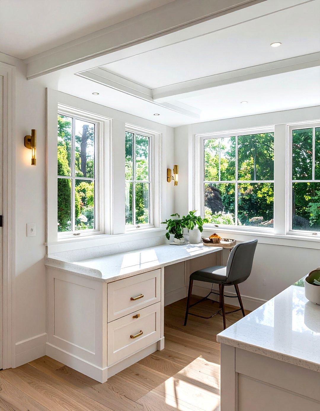 Kitchen Bay Window Sconces - 30 kitchen bay window ideas