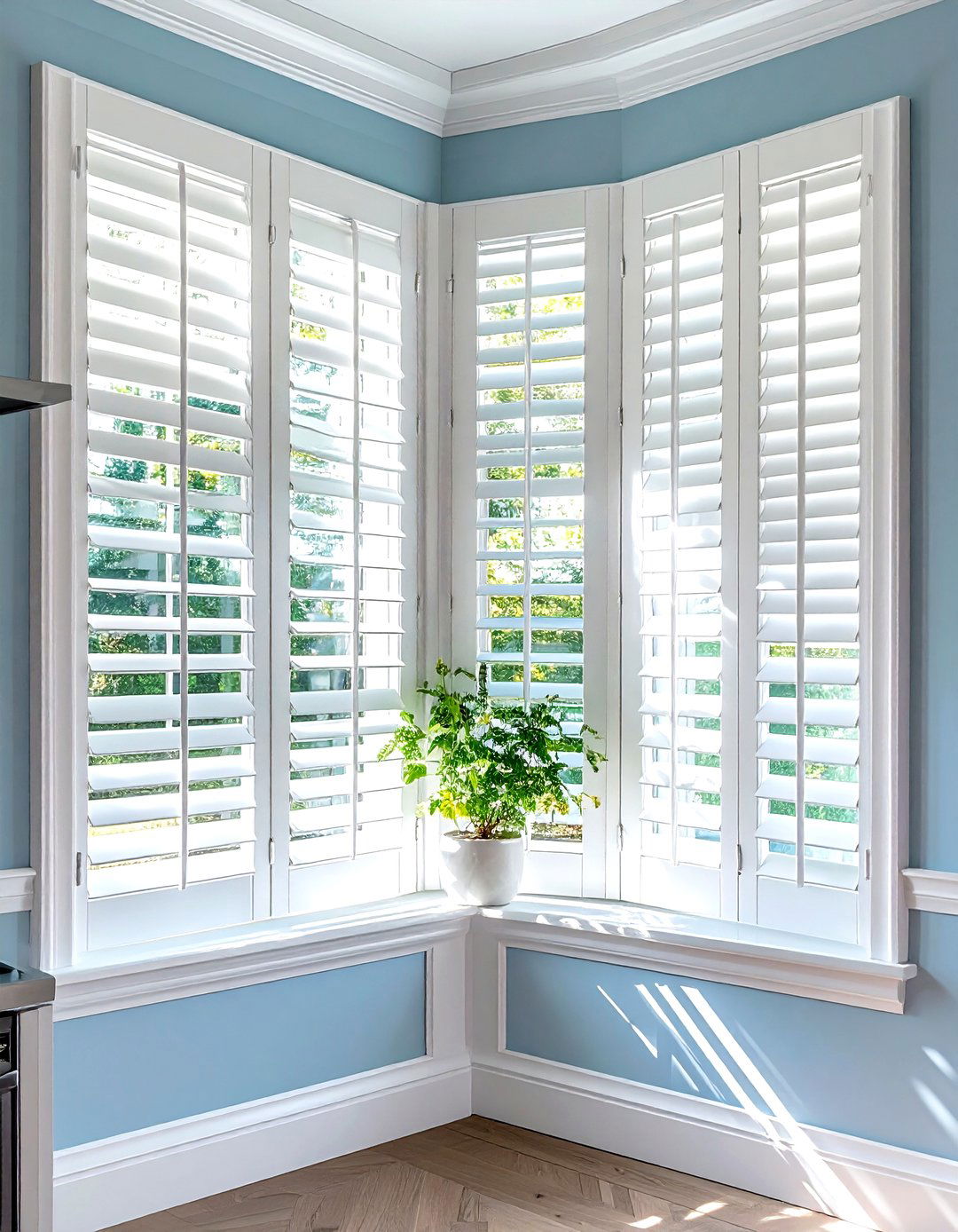 Kitchen Bay Window Shutters - 30 kitchen bay window ideas