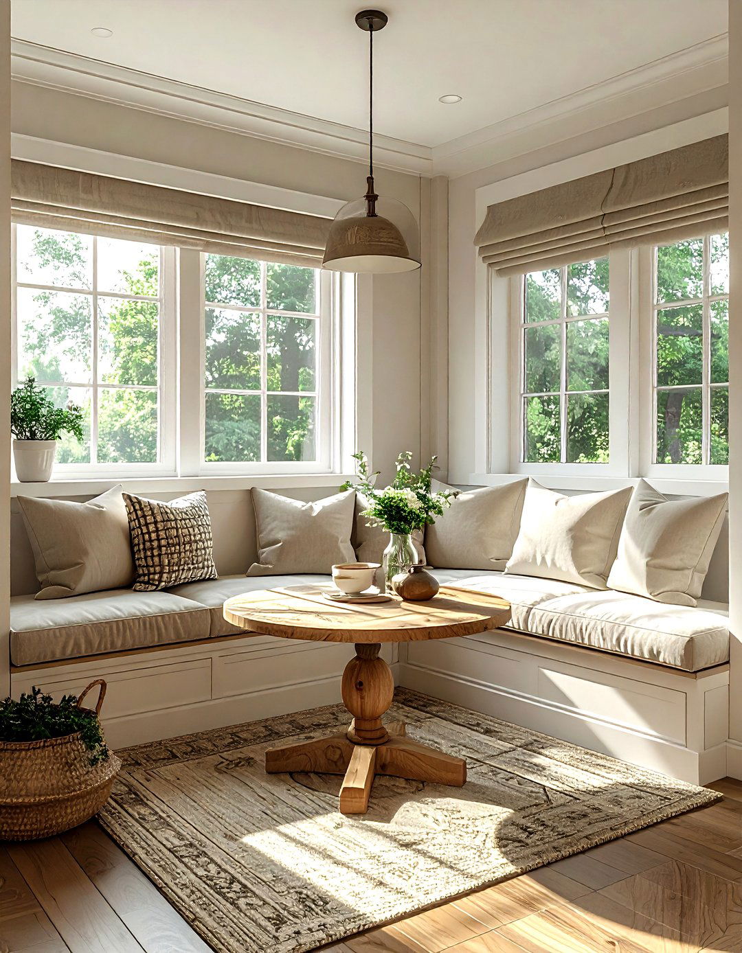 Kitchen Breakfast Nook - 30 peaceful kitchen ideas