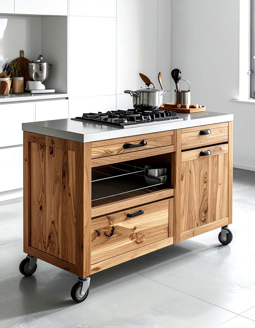 Kitchen Cart With Wheels - 30 kitchen furniture arrangement