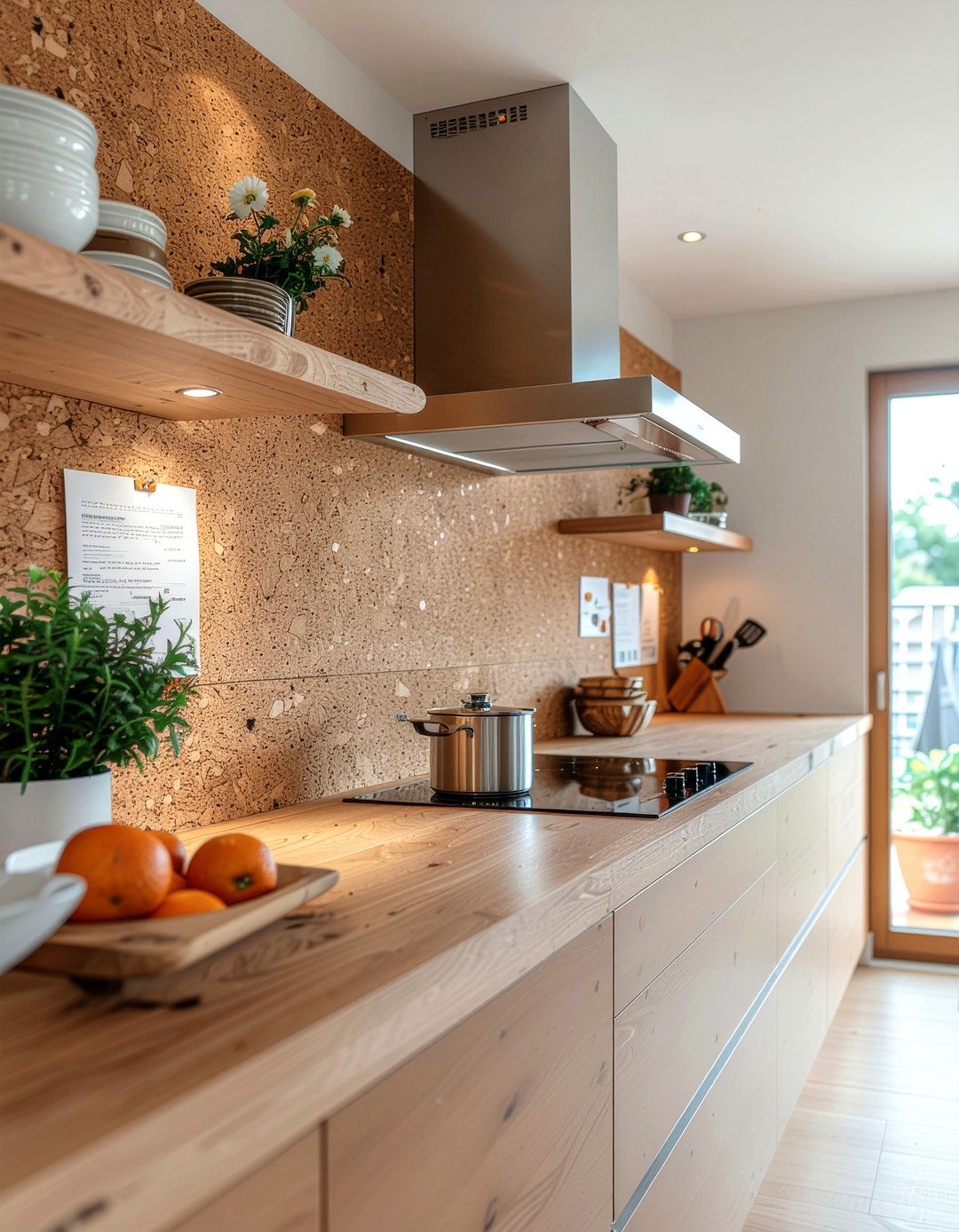 Kitchen Cork Wall - 30 kitchen feature wall ideas