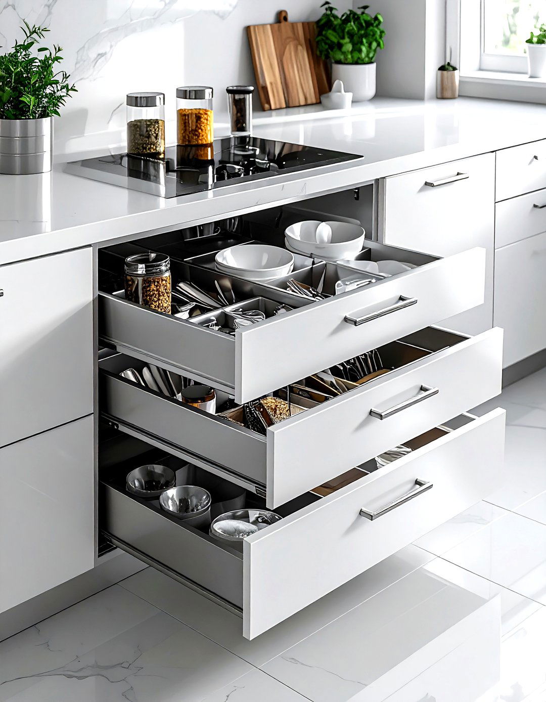 Kitchen Corner Drawers - 30 kitchen corner storage ideas