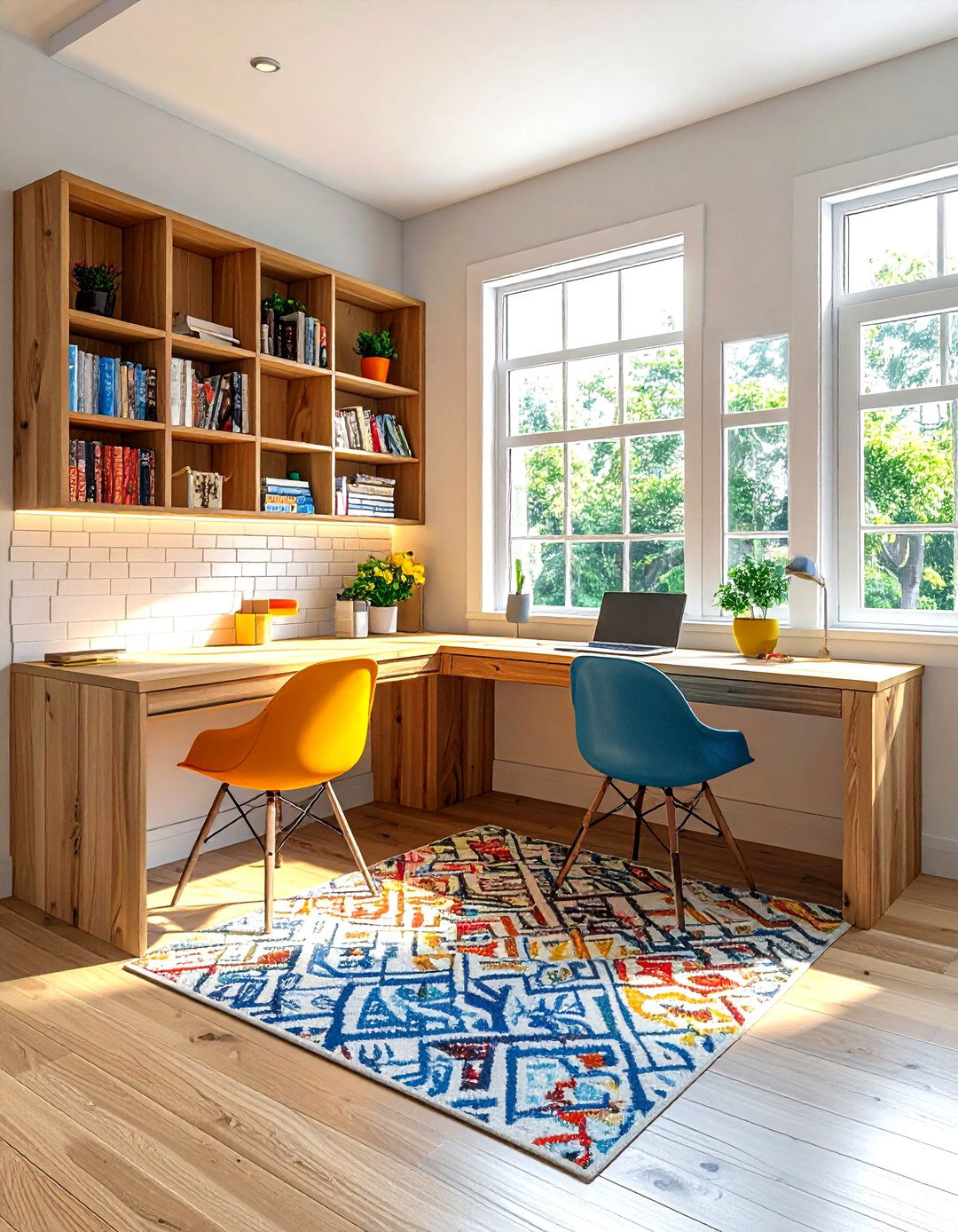 Kitchen Corner Workspace - 30 kitchen homework station ideas