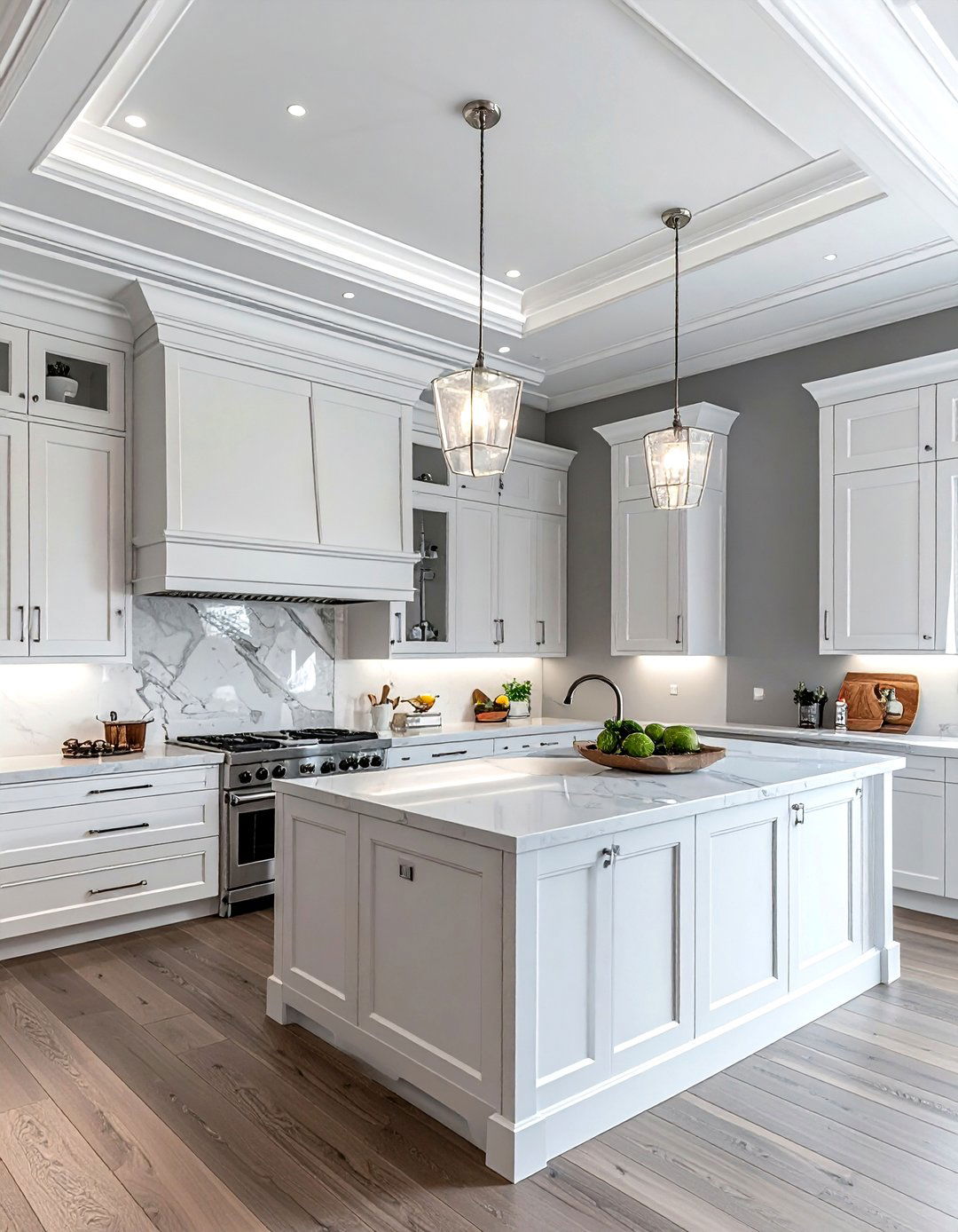 Kitchen Crown Molding - 30 DIY kitchen remodel ideas