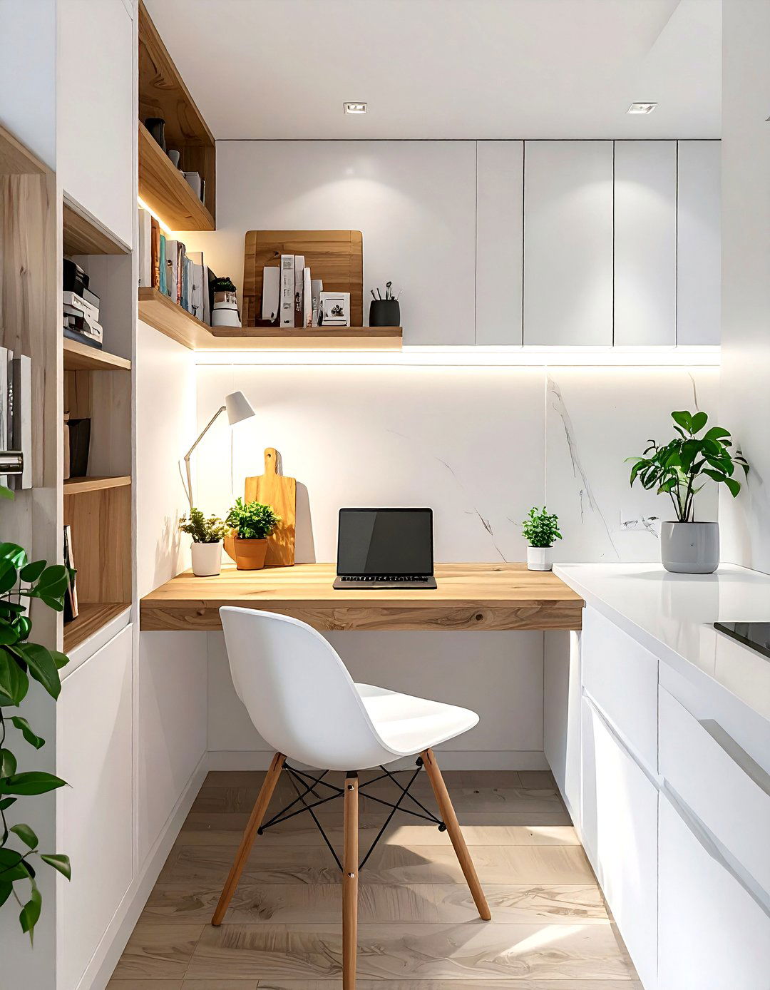 Kitchen Desk Area - 30 kitchen workflow ideas