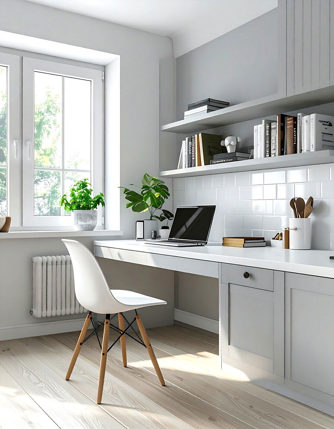 Kitchen Desk Area - 30 functional kitchen ideas