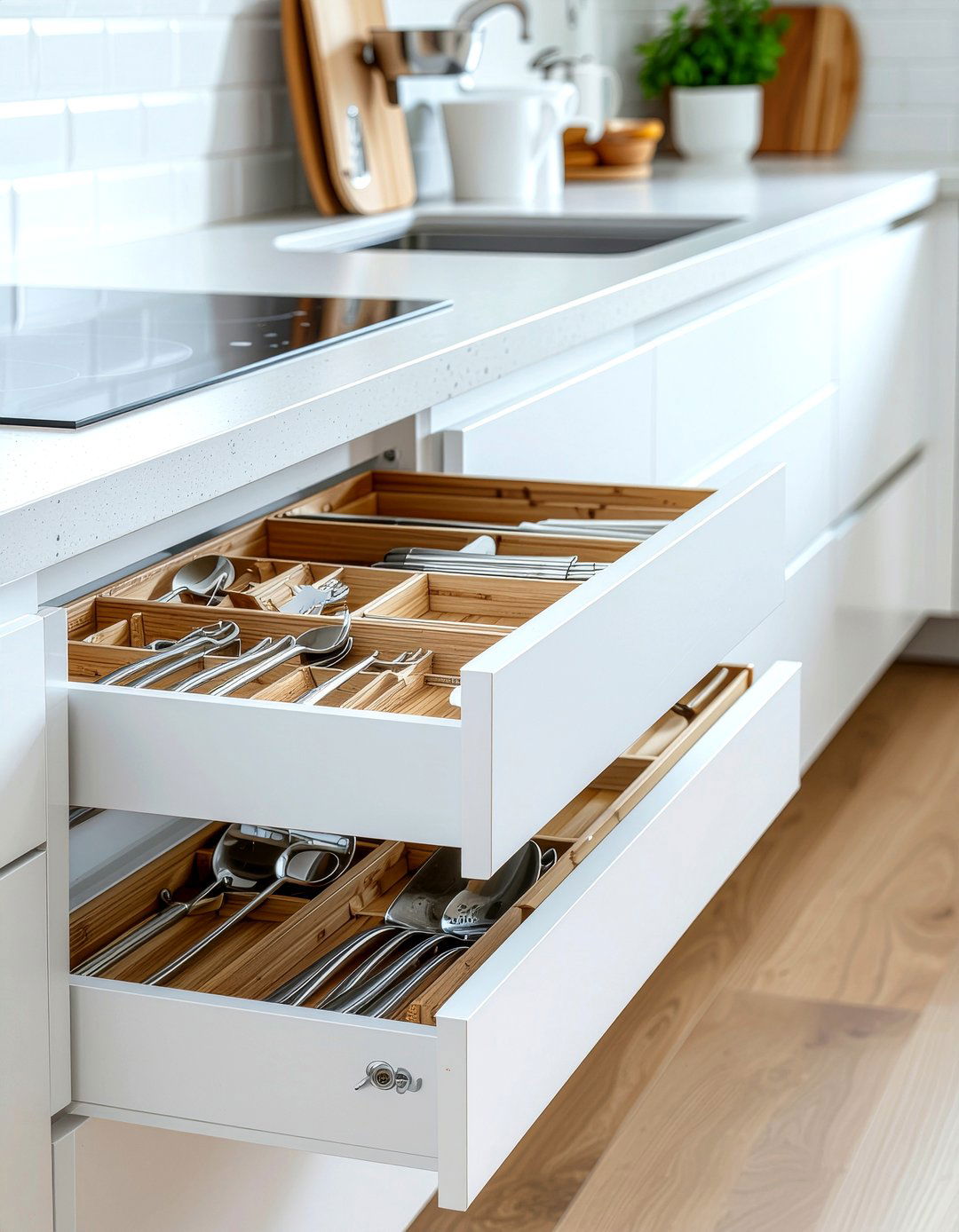 Kitchen Drawer Dividers - 30 organized kitchen ideas