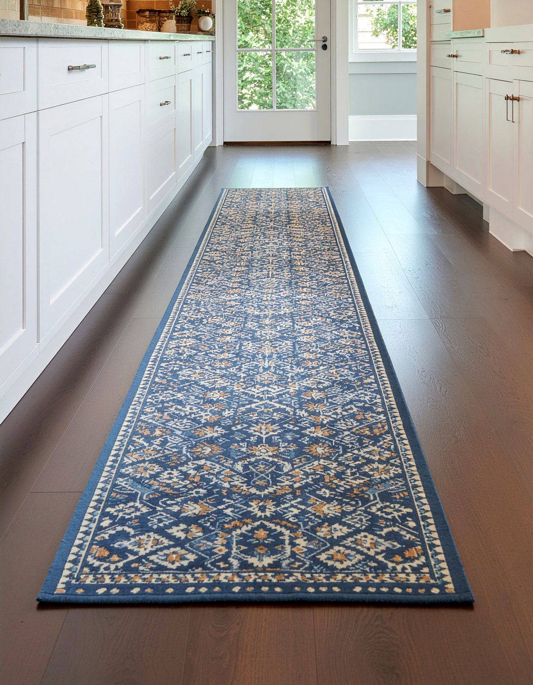 Kitchen Floor Runner - 30 low cost kitchen makeover ideas