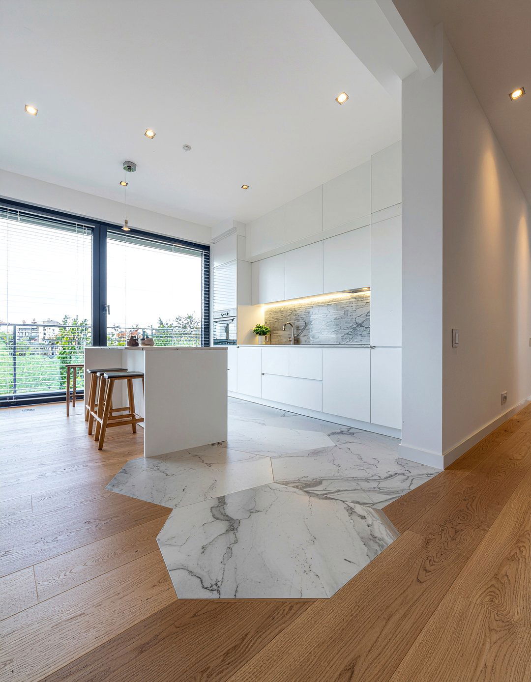 Kitchen Floor Transition - 30 kitchen architectural detail ideas