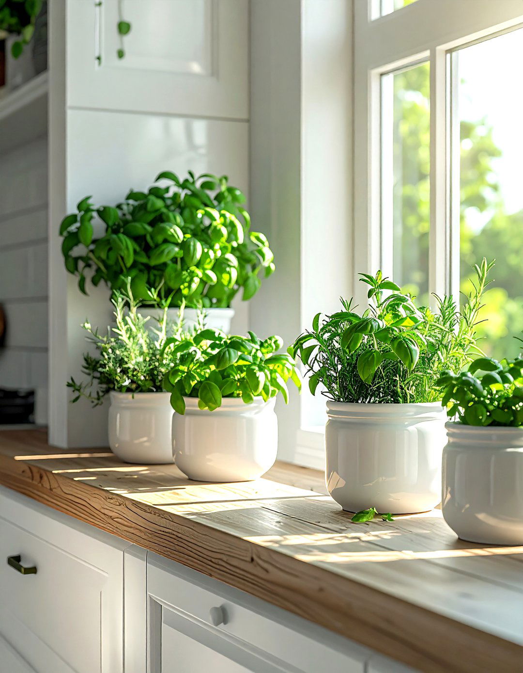 Kitchen Herb Garden - 30 DIY kitchen remodel ideas