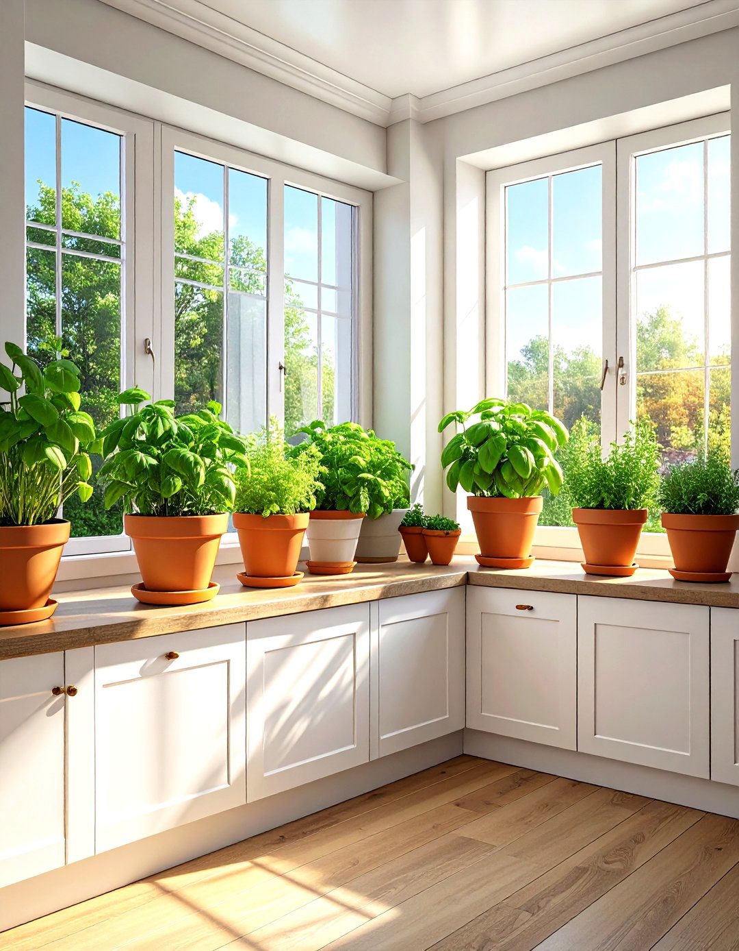 Kitchen Herb Garden Window - 30 kitchen social hub ideas