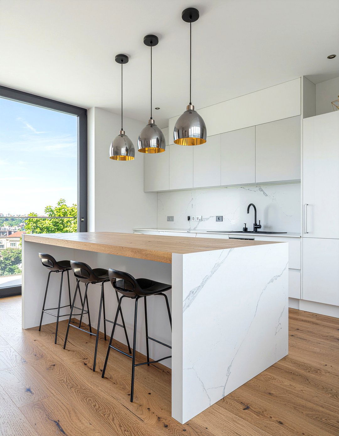Kitchen Island Breakfast Bar - 30 penthouse kitchen ideas