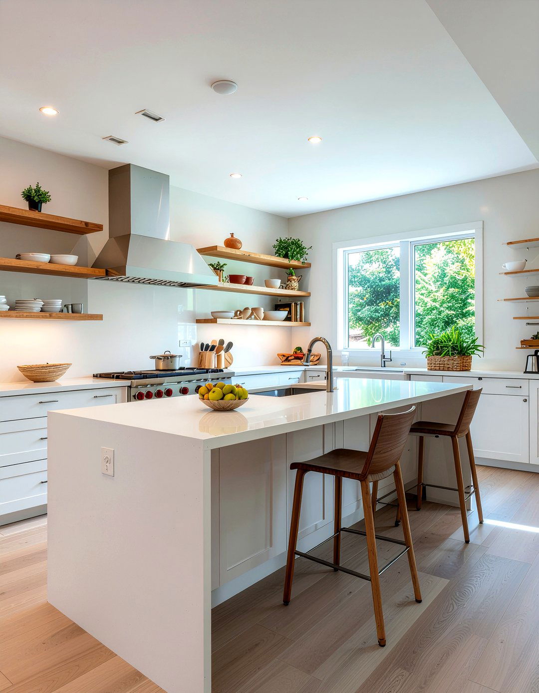 Kitchen Island Open Shelving - 30 open shelving kitchen ideas