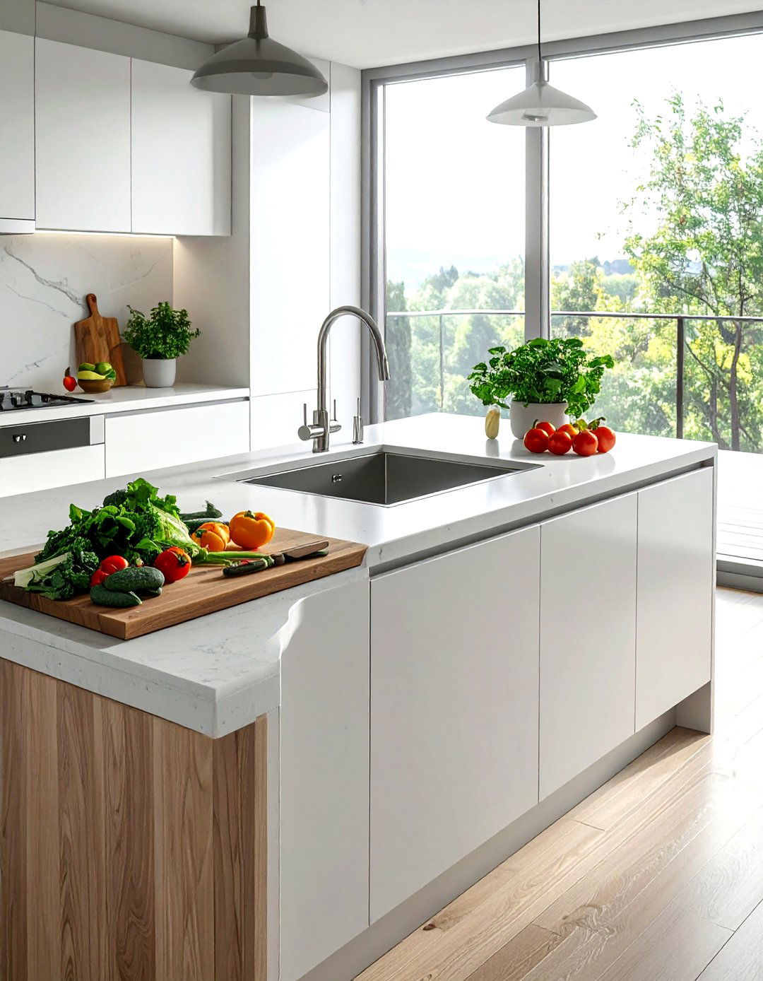 Kitchen Island Prep Sink - 30 kitchen social hub ideas