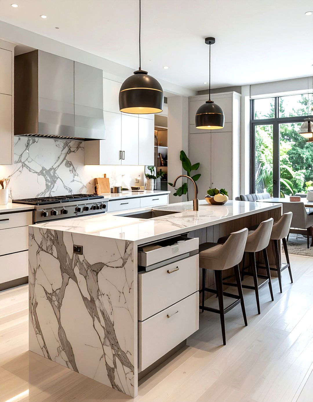 Kitchen Island Recycling Bin - 30 recycling center kitchen ideas