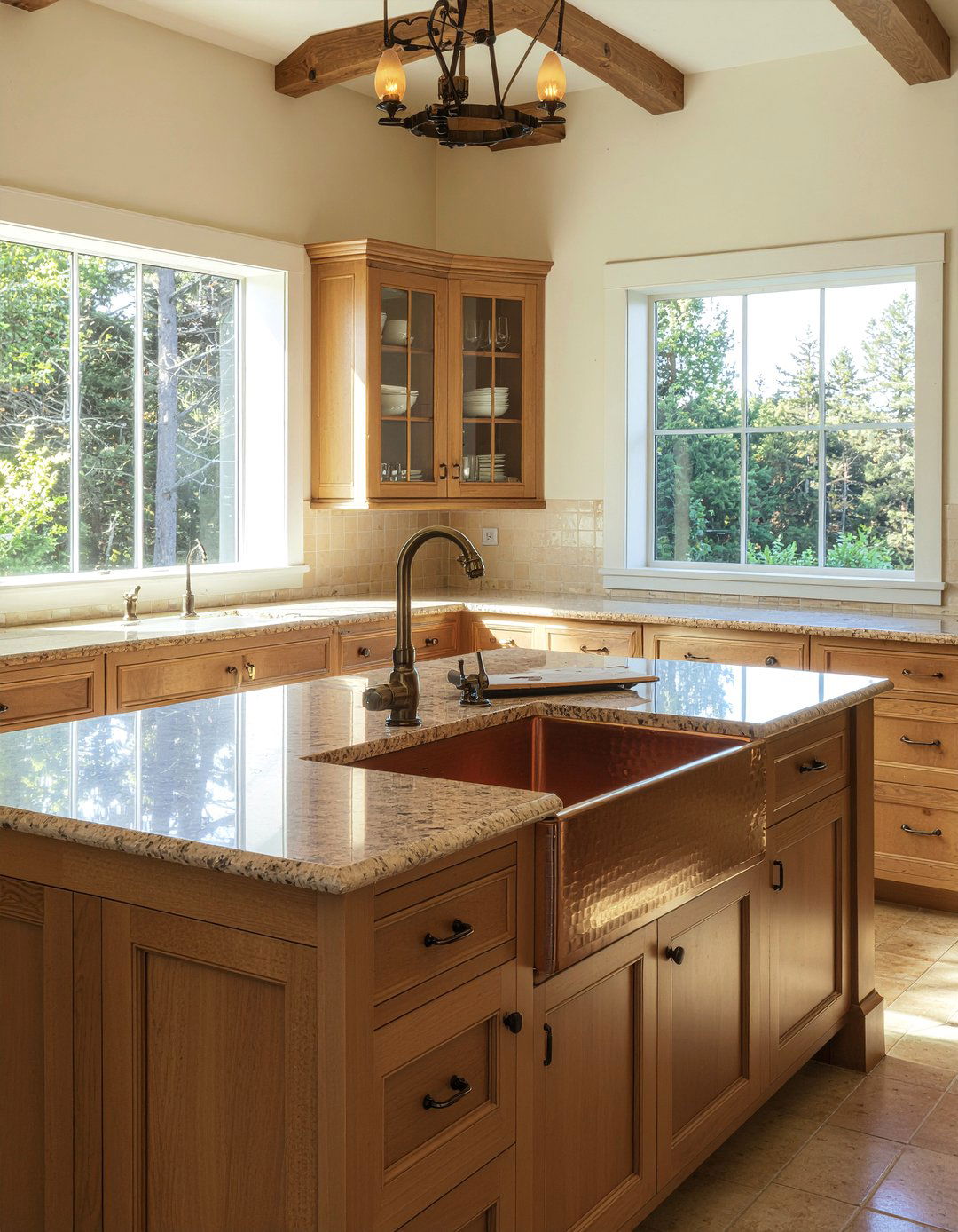 Kitchen Island With Copper Sink - 30 kitchen island with sink ideas