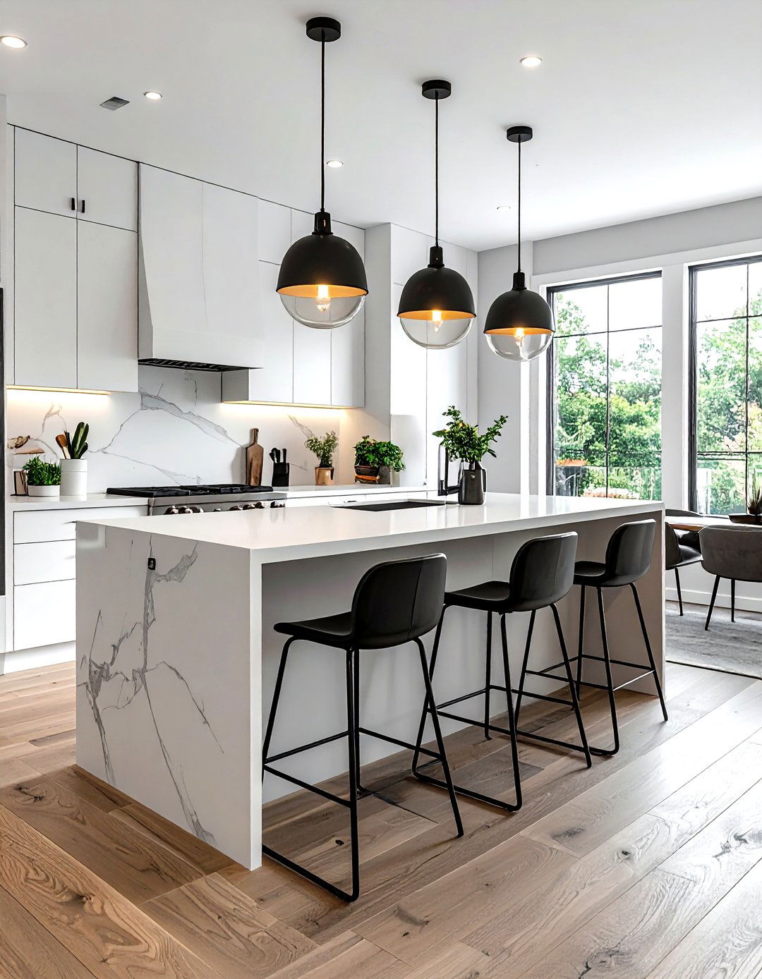 Kitchen Island With Seating - 30 compact dining room ideas