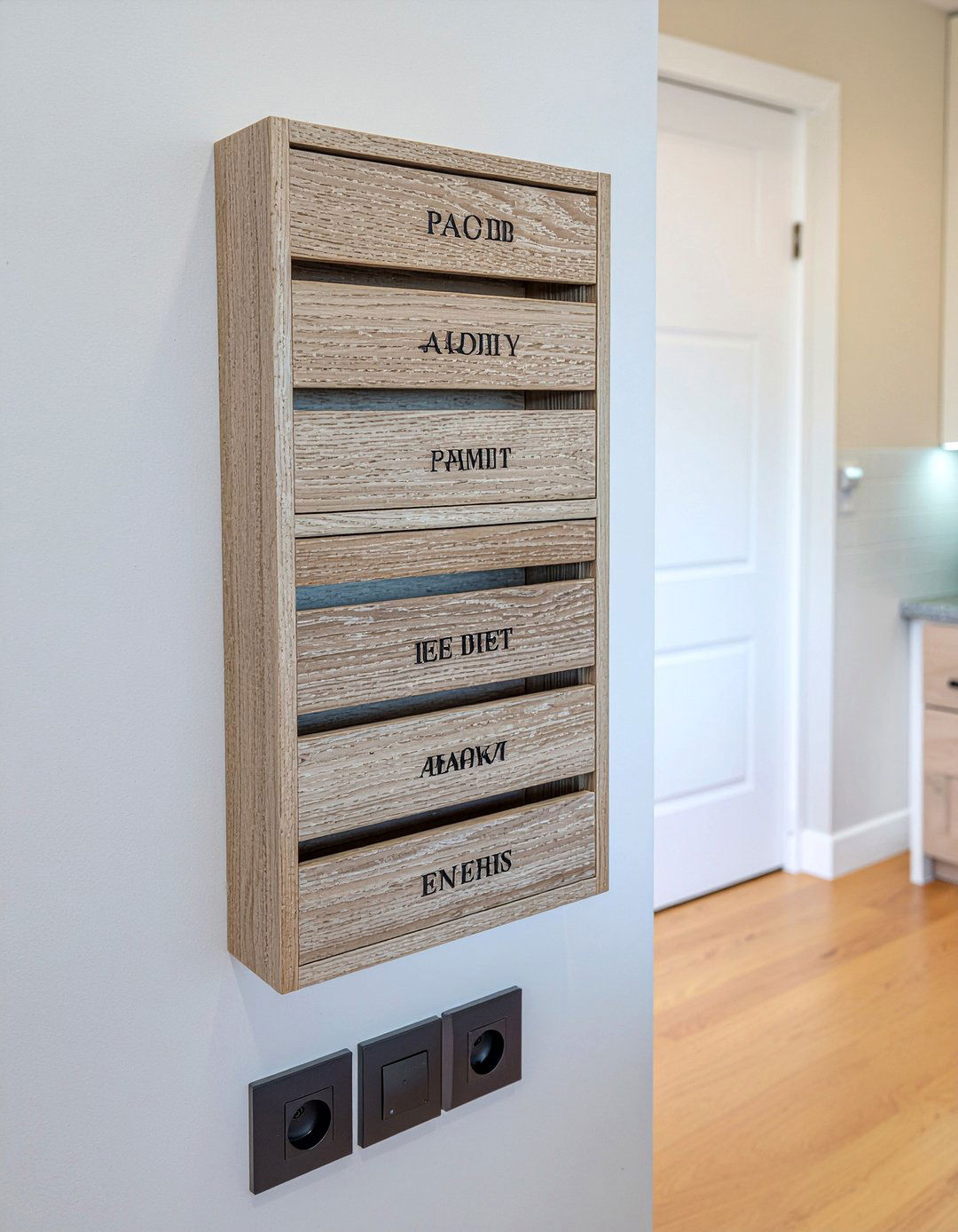 Kitchen Mail Sorter Wall - 30 kitchen message center ideas